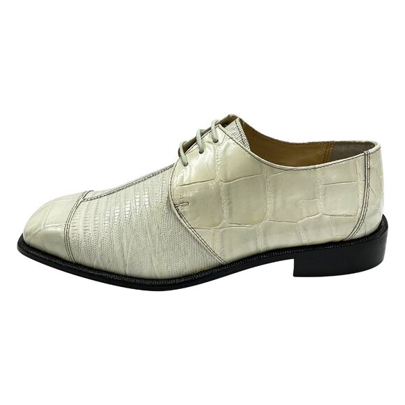 LIBERTYZENO Mens Grey Lace-Up Shoes - Picture 2 of 7